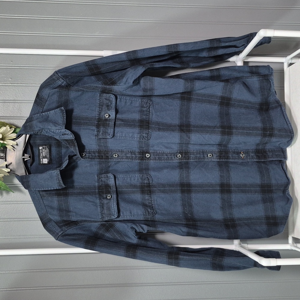 Carhartt Men's Plaid Loose Fit  Button-Down Shirt - Picture 7 of 13